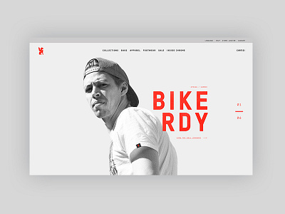 Chrome Industries Homepage Concept #2