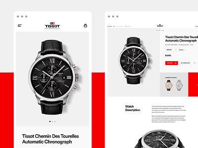 Tissot Watches E-Commerce - PDP