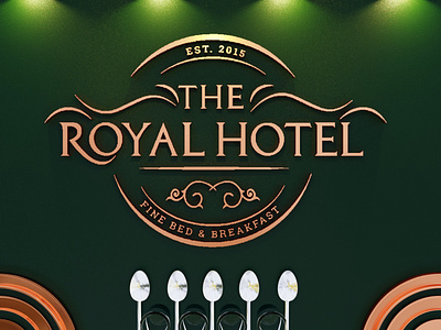 Hotel Logo Into 3D 3d 3d model asset design logo