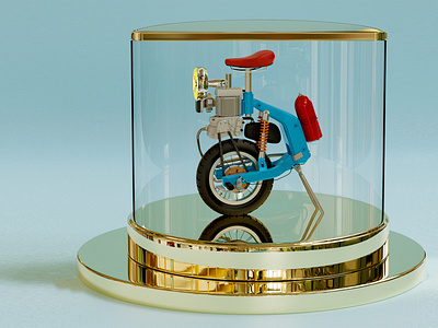 3D Model Of Bike And ShowCase!
