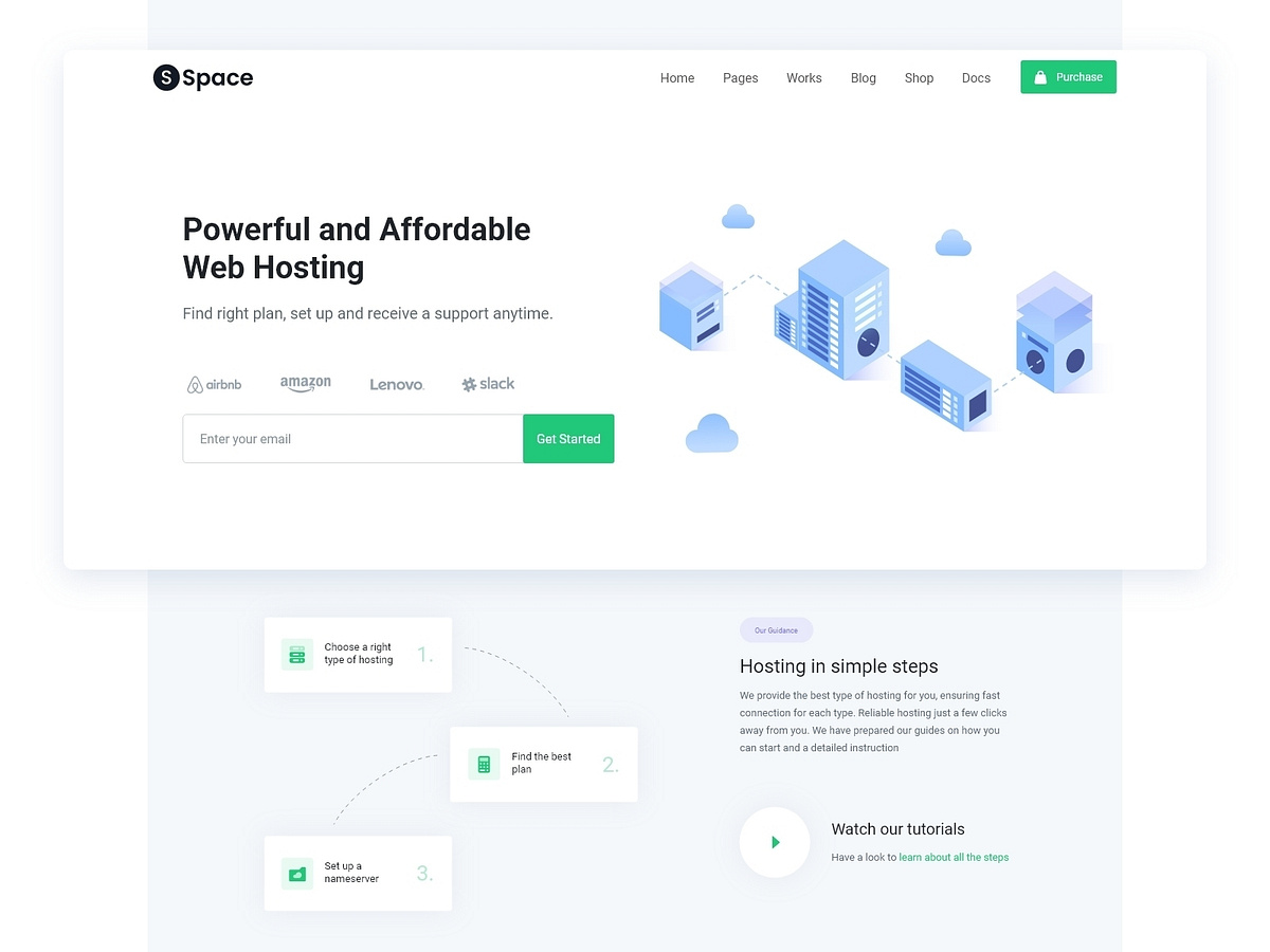 Space – Multipurpose Responsive Template by htmlstream on Dribbble