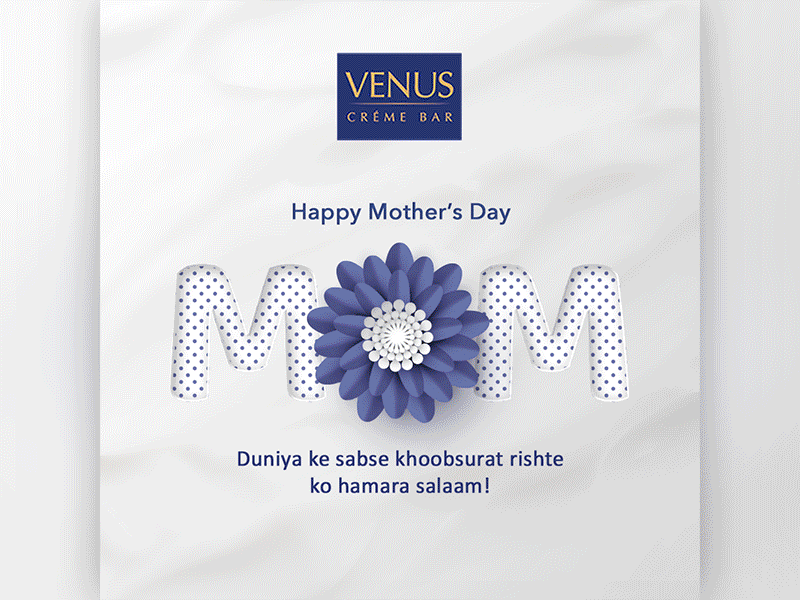 Happy Mother's Day design furo ghadi graphics mother love mothers day namasty india venus