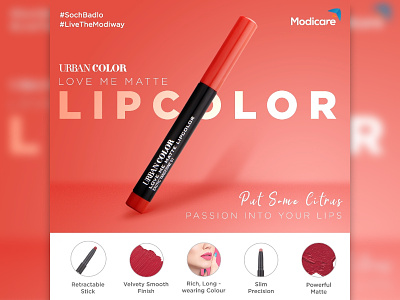 Modicare (Social Post) colour lipcolor love modicare urben color