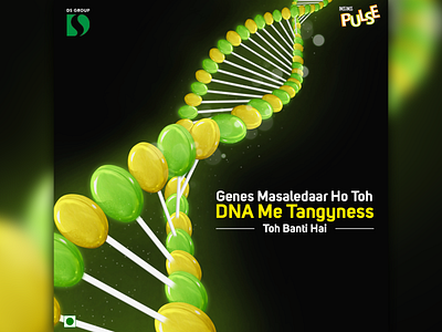 Pulse DNA candy graphic design graphics illustration pulse social post