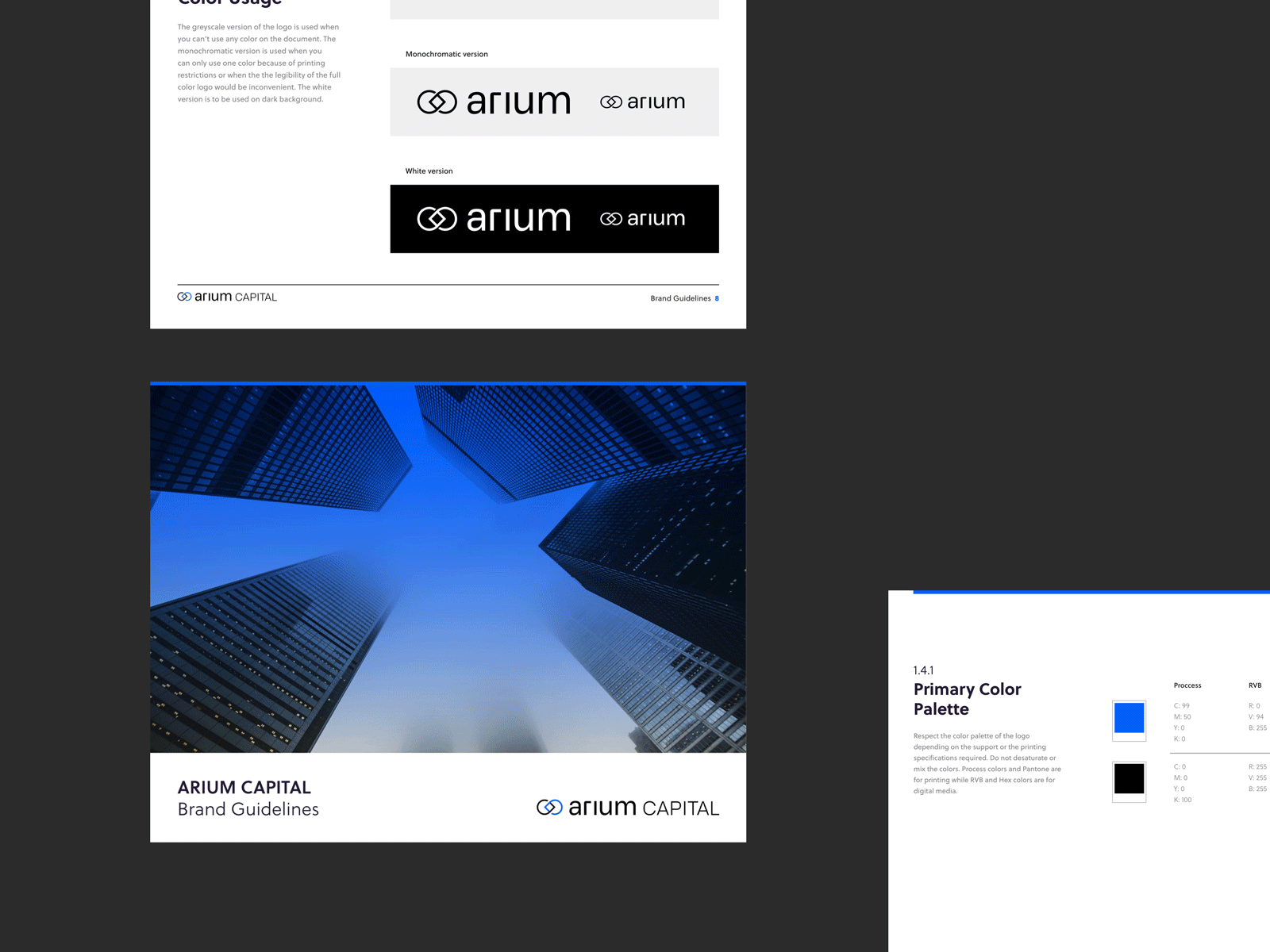 Arium Brand guidelines branding guidelines logo minimal