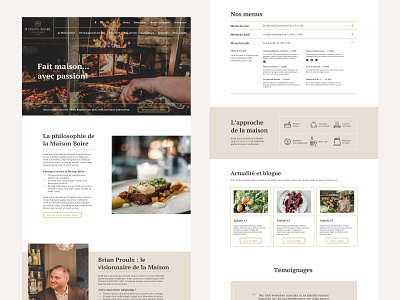 Restaurant website