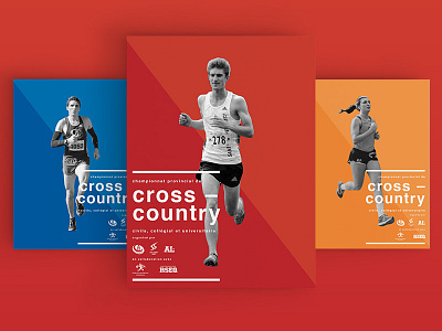 Cross-Country running poster #3 cross country logo minimal poster running type