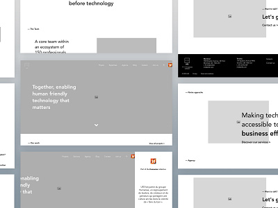 U92 - wireframing b2b ux ui ux design website wireframes