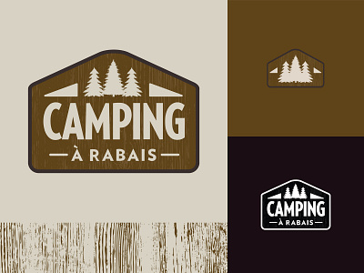 Camping Branding branding camping logo responsive logo typography vector woods