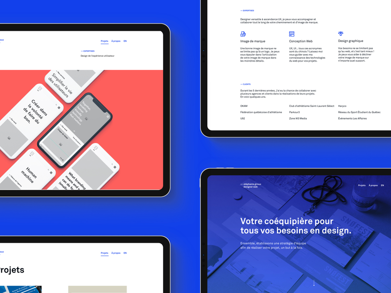 Website - Iteration 2019 blue branding clean design digital branding freelancer minimal portfolio ui ux webdesign website