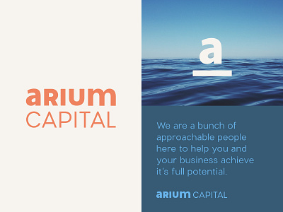 Arium | Unchosen logo 1 branding finance identity system logo minimal monogram typography unused concept
