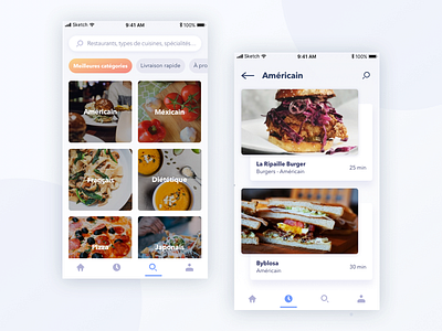 Food delivery app app delivery design experience food interactive interface sketch ui uidesign user ux