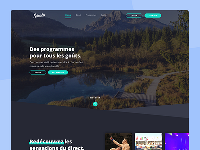 Landing page