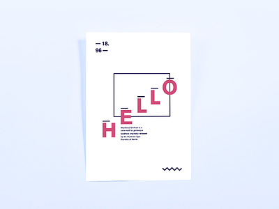 Hello Akzidenz Grotesk book design editorial font graphic poster print specimen typography