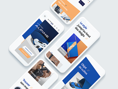 Alpine - Redesign mobile website app appdesign design ecommerce ecommerce app ecommerce design ecommerce shop interface motionapp product ui uidesign userinterface ux webanimation webdesign