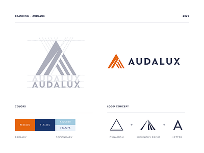 Audalux - Brand identity #2