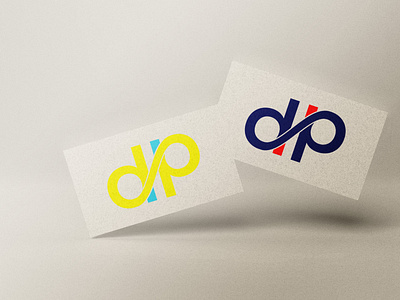 DP Word mark Logo design And Template