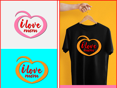 Mom Love Logo And Template Design branding design graphic design graphicdesign logo love mom love typography vector