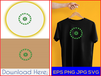 Creative T-shirt Logo Design And Template phone