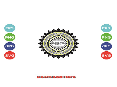 Mandala Company Logo Design And Template spa logo