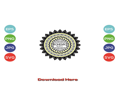 Mandala Company Logo Design And Template