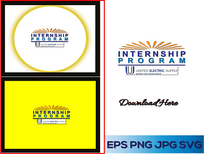 Internship Logo Design And Template