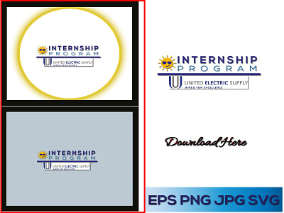 Internship Company Logo Design And Template branding design exchange graphic design graphicdesign logo typography vector