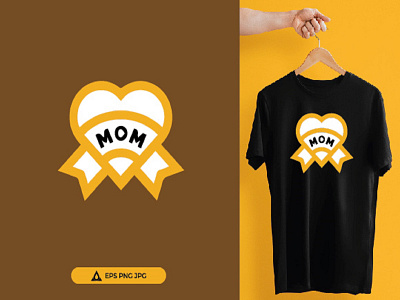 Mom Logo and T-Shirt Design branding design fashion graphic design graphicdesign logo typography vector