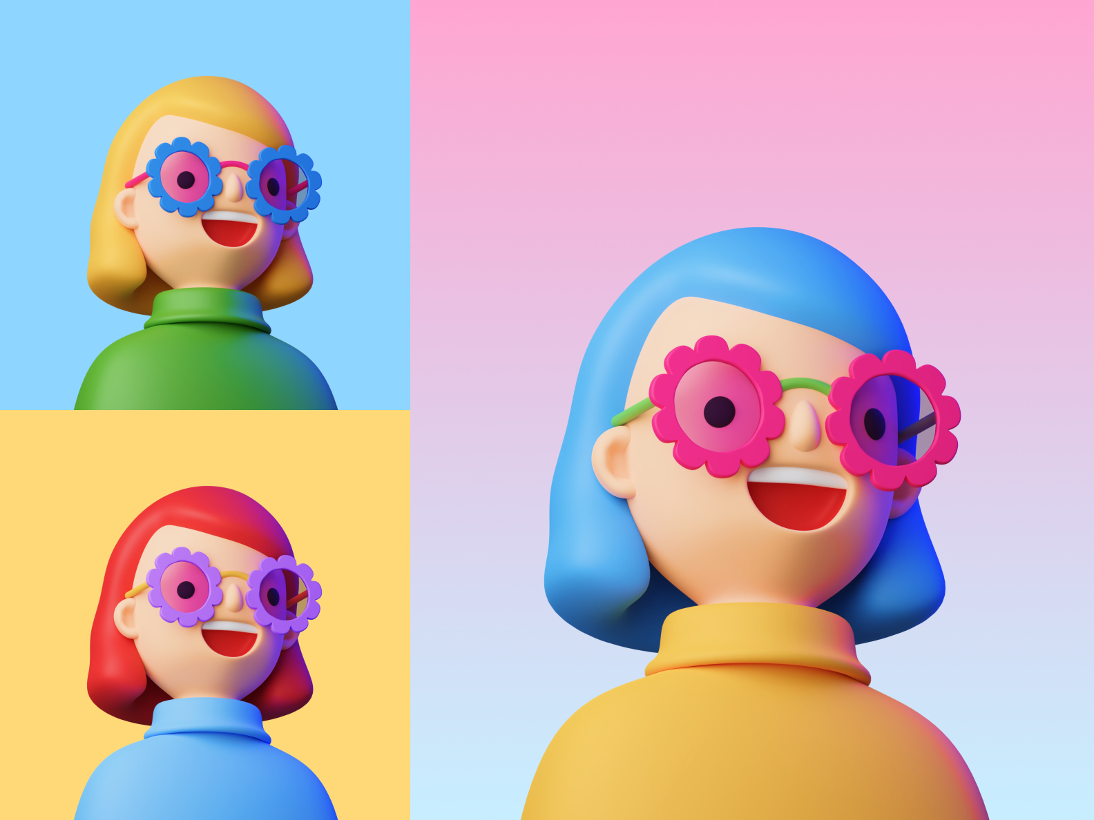 my favorite glasses by Mishka Winowen on Dribbble