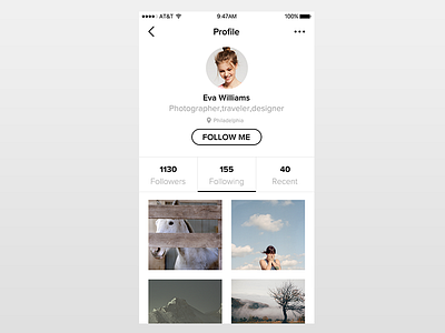 Dailyui006 user profile