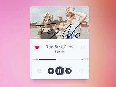 Dailyui009 music player