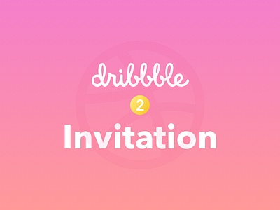 2 Dribbble invite invite