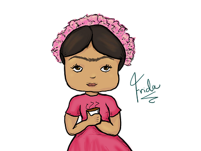 Frida Kahlo artist illustration