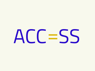 Acc=ss Logo branding design logo