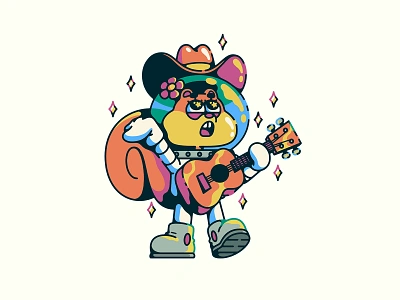 sandy cheeks illustration illustrator nickelodeon sandy spongebob squarepants vector