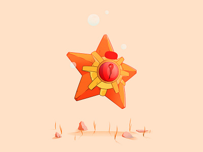 Staryu | #120 120 gaming illustration monster nintendo pocket pokemon staryu