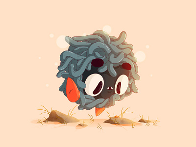 Tangela | #114 114 artwork gaming illustration monster nintendo pocket pokemon tangela