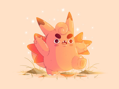 Clefable | #36 36 artwork clefable gaming illustration monster nintendo pocket pokemon