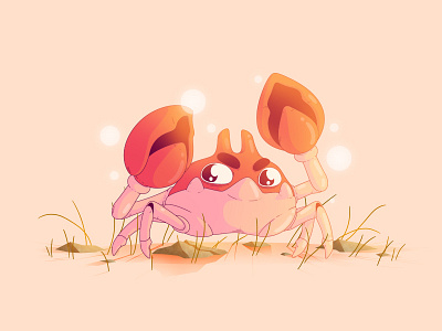 Krabby | #98 98 gaming illustration krabby nintendo pokemon