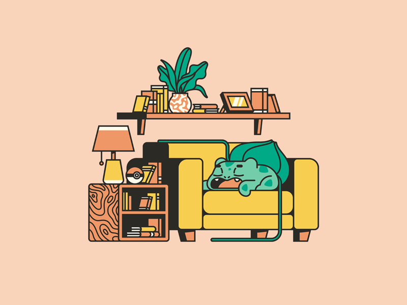 Bulbasaur by Daniel Mackey on Dribbble