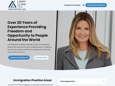 Web Design & Development For Immigration Law Firm