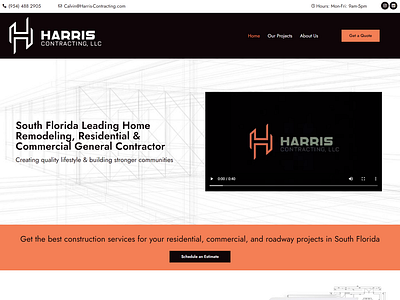 Web Design & Development For a Construction Company