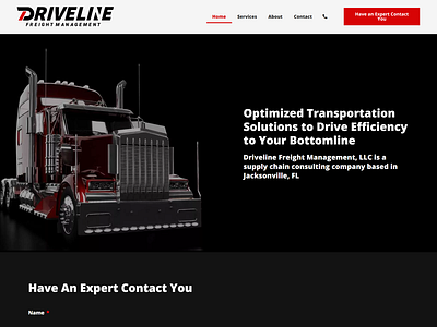 Freight Management Company - Website Development & Design