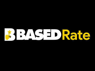 Based Rate Logo app branding design graphic design illustration logo typography ui ux vector