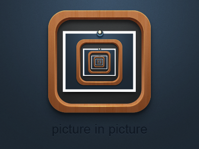 Picture In Picture icon ui，gui