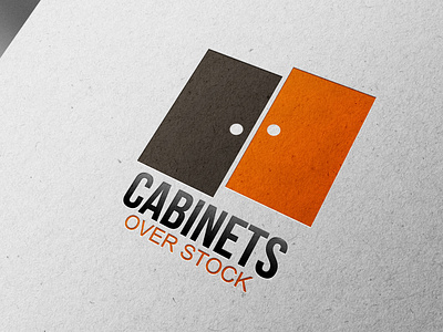 Kitchen Cabinet Logo 3d branding graphic design logo