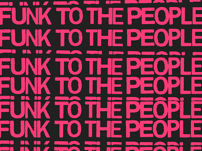 Funk to the People Shirt Pattern concert funk music pattern people shirt type typography