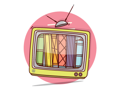 Pick Your Poison: Watch a Book. book bounce. cute fun funny media play tv