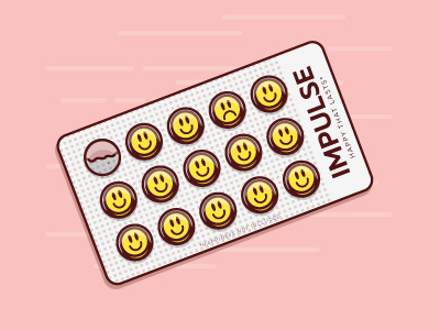 Happy Pills addiction depression drugs emotions happy happy impulse happyimpulse pack pills sad