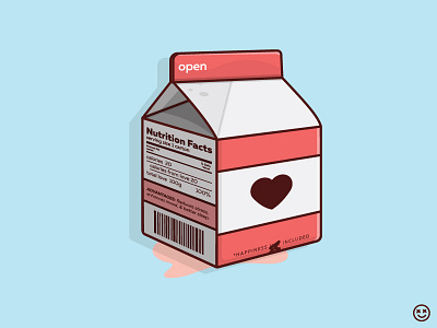 Got Love? carton happy impulse happyimpulse heart likes love milk
